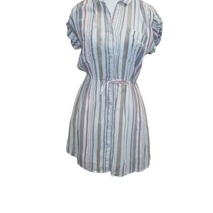 Japna Multicolor Striped Mini Dress